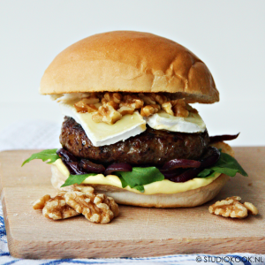 cheeseburger met brie