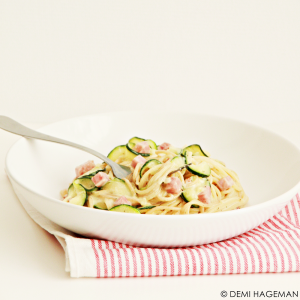 makkelijke pasta met roomsaus