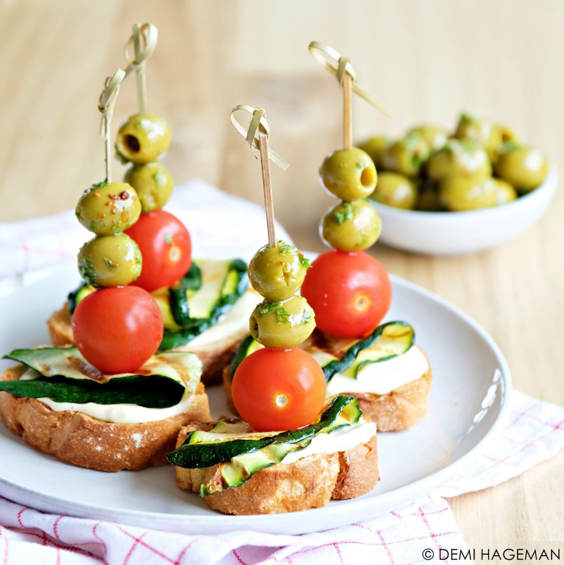 pincho met courgette