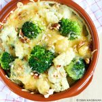 Bloemkool-broccoli gratin met oude kaas