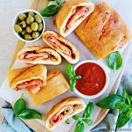stromboli recept opgerold pizzabrood