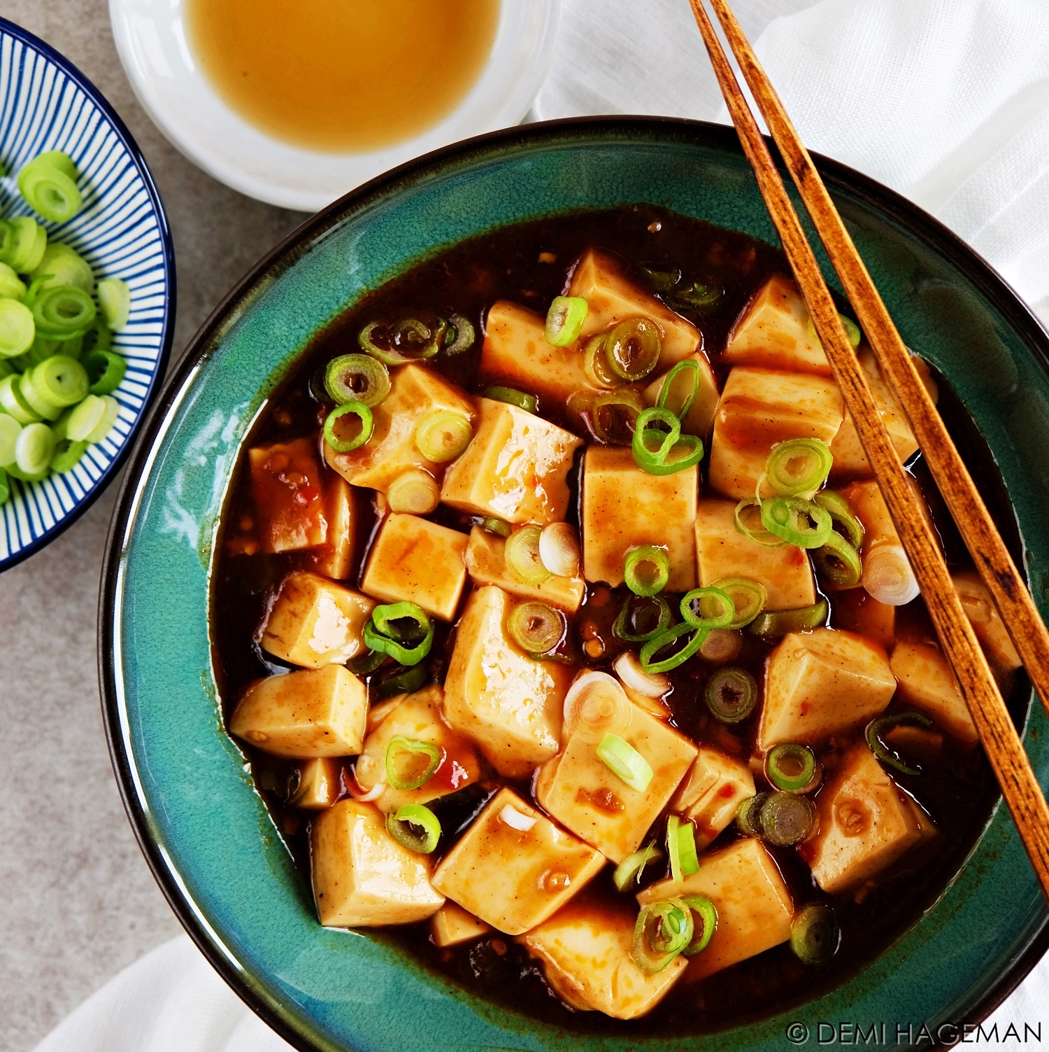 Mapo tofu recept Chinese tofu in pittige saus StudioKOOK