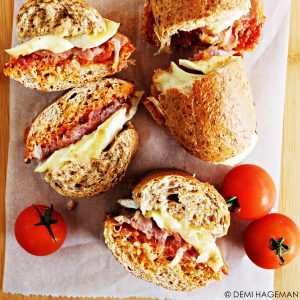 gevuld stokbrood met brie