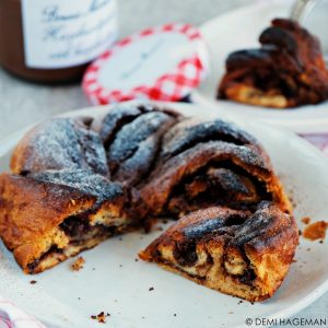 makkelijke babka met chocoladepasta