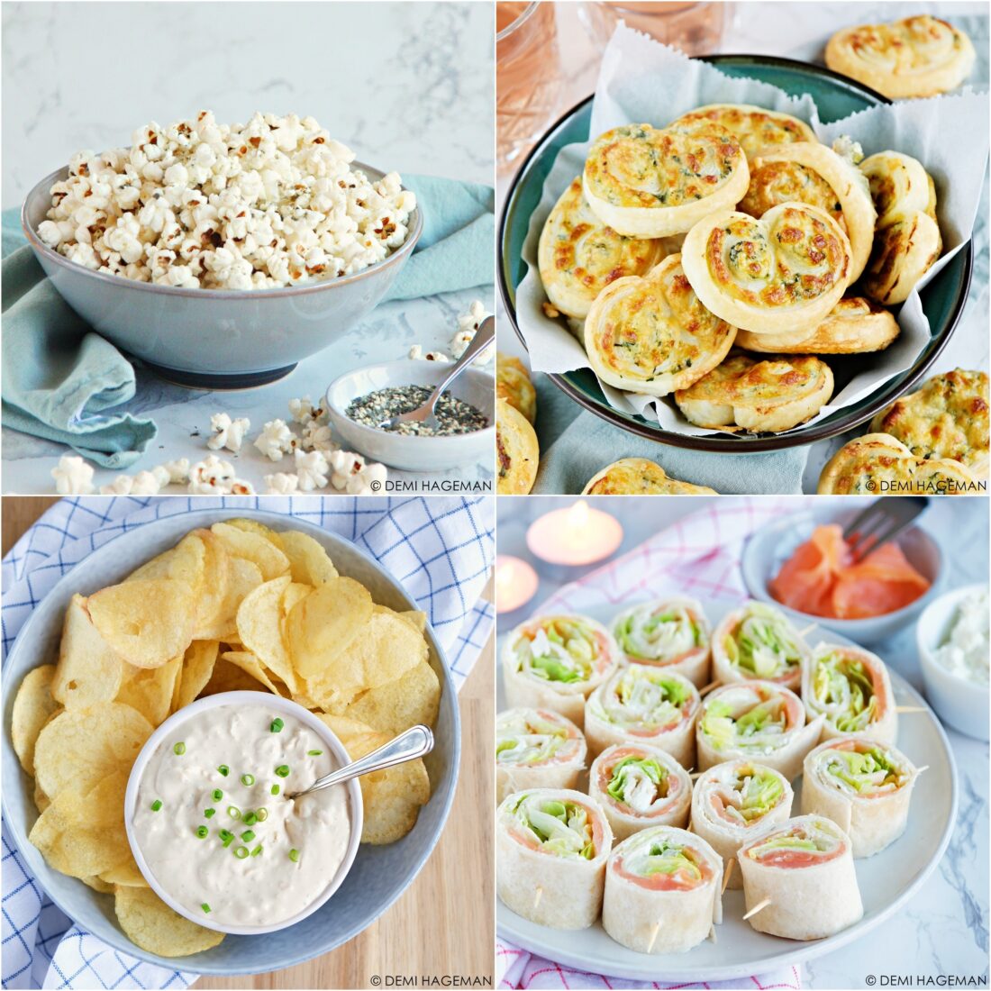 snacks voor op de bank