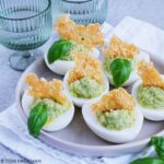 gevulde eitjes met pesto