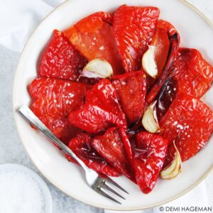 geroosterde paprika basisrecept