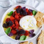 paarse basilicum salade