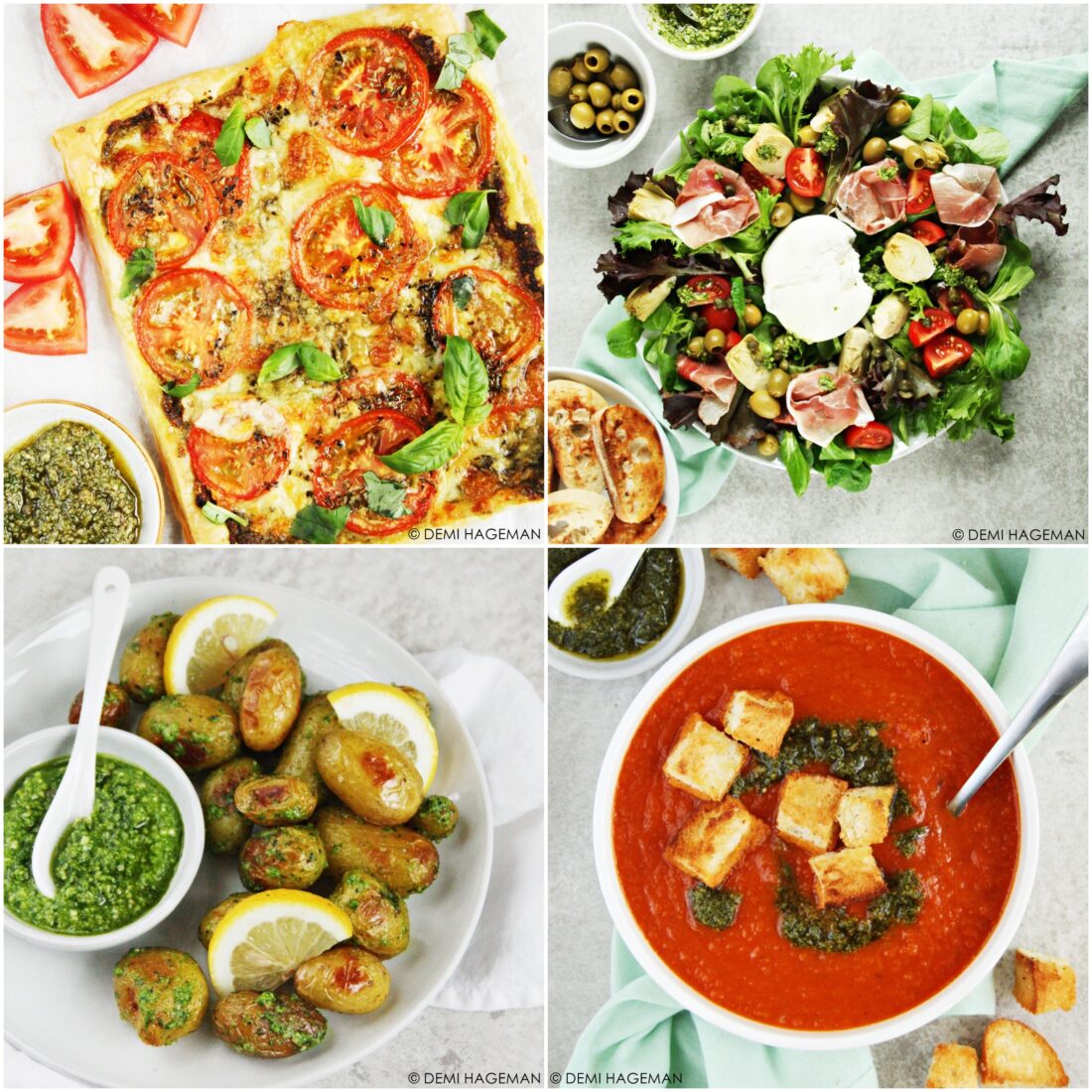 recept met pesto