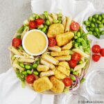 kipnugget pastasalade maaltijdsalade recept met kipnuggets