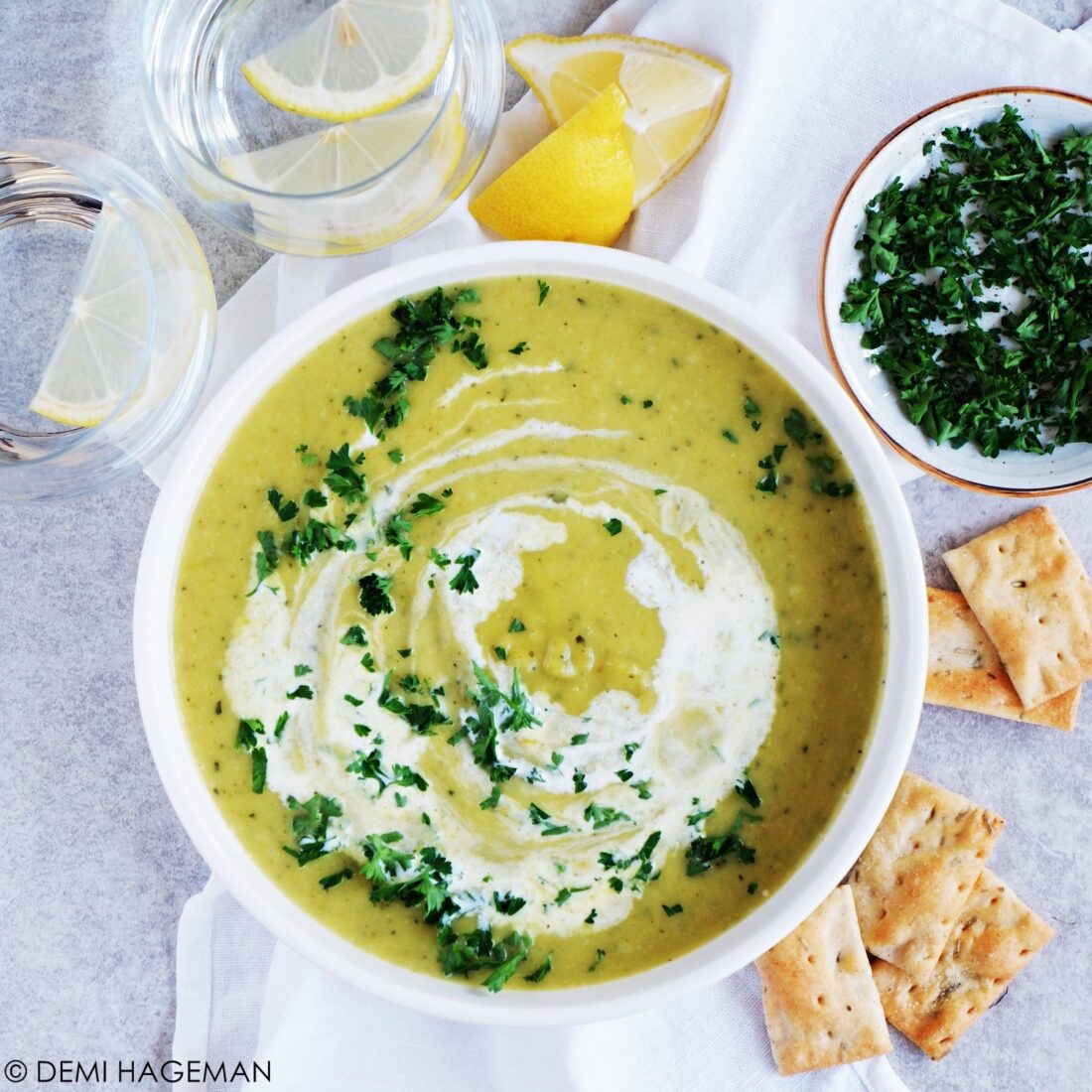 courgettesoep basisrecept