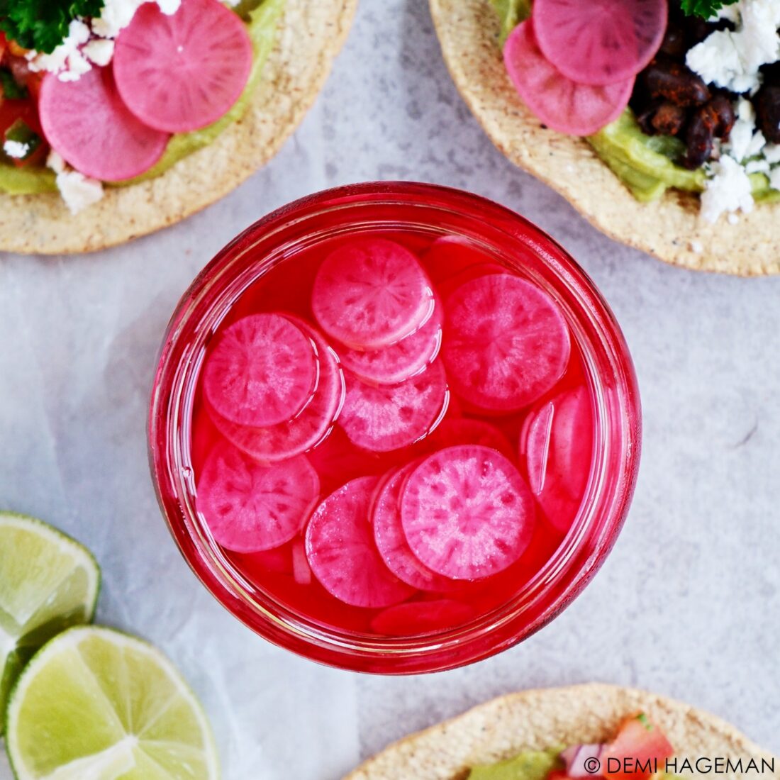 ingelegde radijs zoetzure radijs