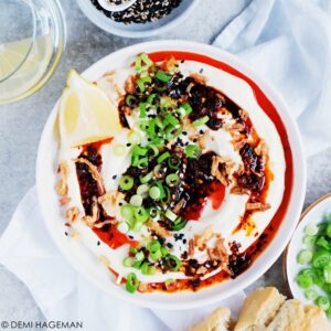 aïoli met crispy chili olie aioli met cripsy chili olie
